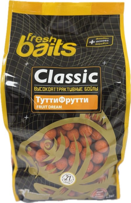 Бойлы Classic ТуттиФрутти 20 мм, 3 кг