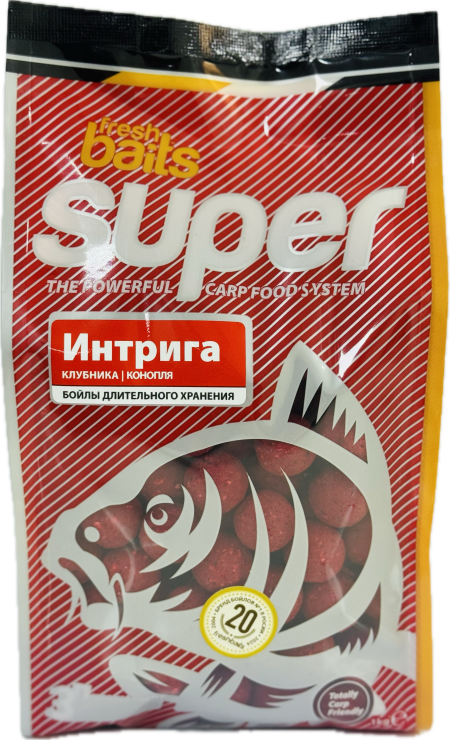 Супербойлы тонущие "Интрига" 20 мм, 1 кг