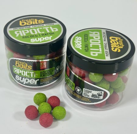 КиллИлл Ярось. Лосось/Ажгон тонущие насадочные бойлы 14 мм 125 г