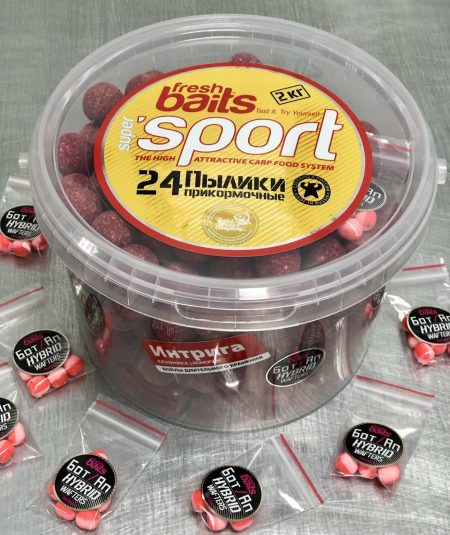 СпортПылики «Интрига.КлубникаКонопля» 24 мм, ведро 2 кг