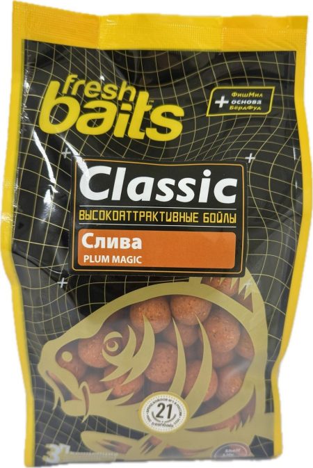 Бойлы Classic Слива 20 мм, 1 кг